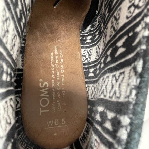 Toms Womens Black Suede Leather Lace up Wedge Heel Bootie Size 6.5 - Picture 7 of 12